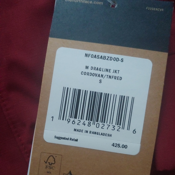 THE NORTH FACE NEW Men's Dragline Jacket Snow Jacket - Picture 15 of 16